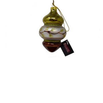 Shavel Associates Round Ornament with Pine Design