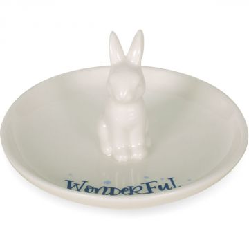 AngelStar Winter Wonder-Full Wonderful Rabbit Trinket Dish