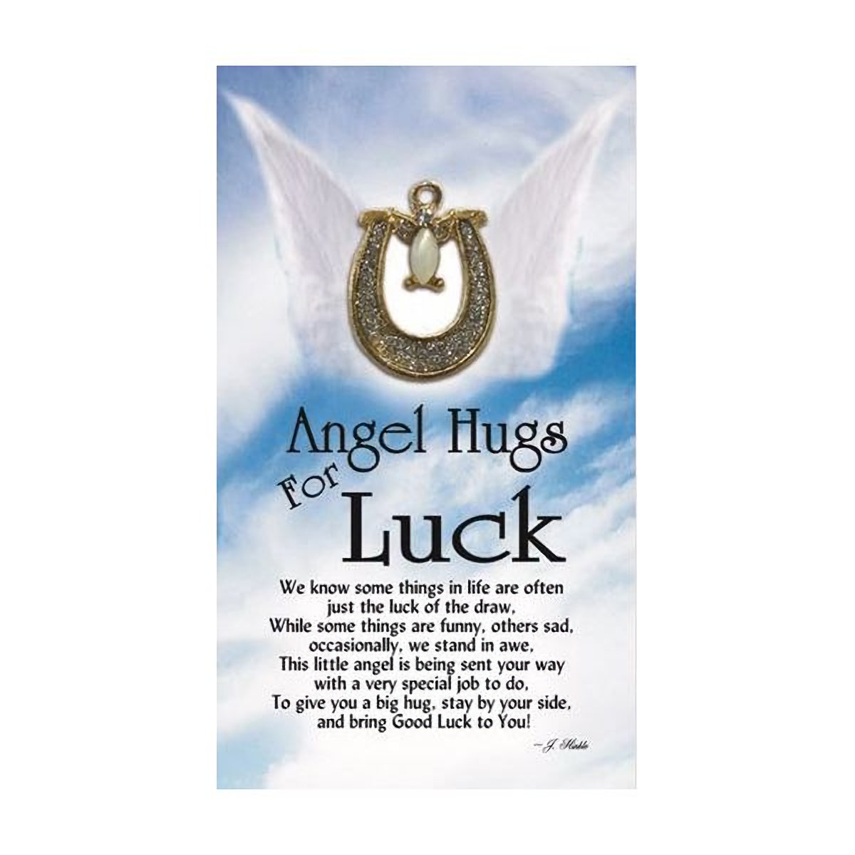Thoughtful Little Angels For Luck Pin
