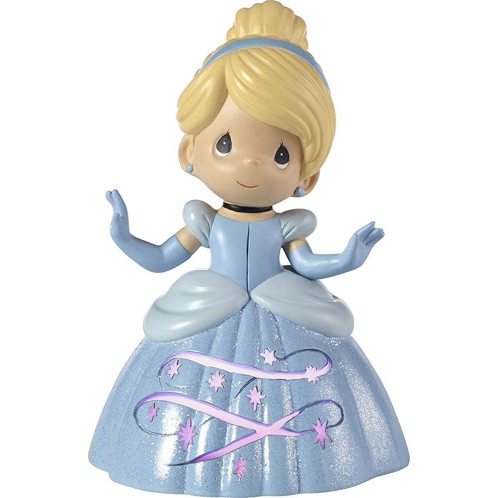 Precious Moments Disney Cinderella LED Cutout Dress Musical Figurine
