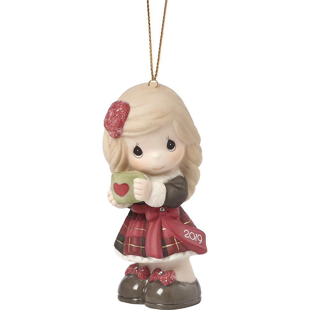 Precious Moments Dated 2019 Ornament - Have A Heart Warming Christmas
