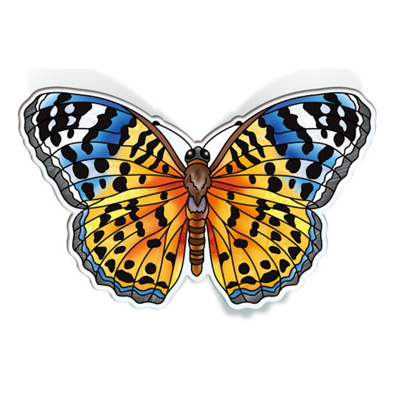 Amia Indian Fritillary Butterfly Magnet