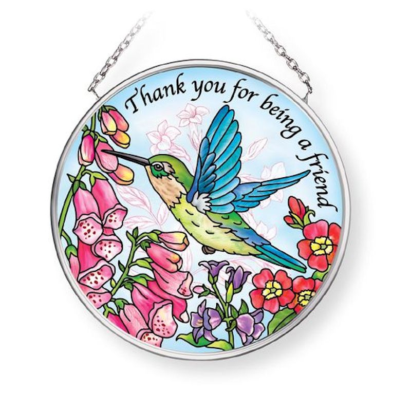 Amia Thank You For Being A Friend Small Circle Suncatcher