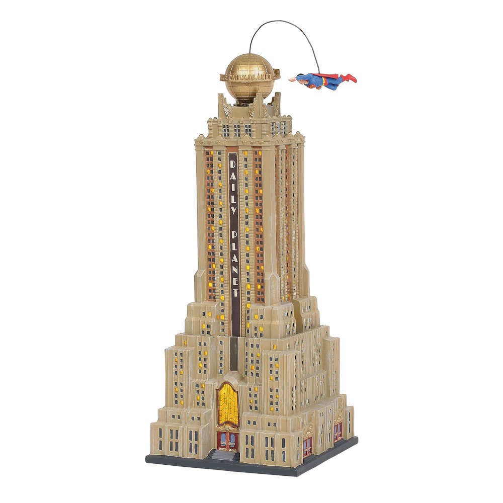 Department 56 DC Comics The Daily Planet Lighted Building