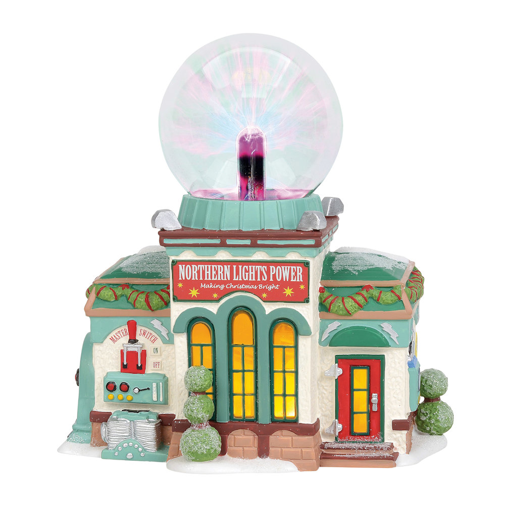 Department 56 North Pole Series Northern Lights Power Lighted Building