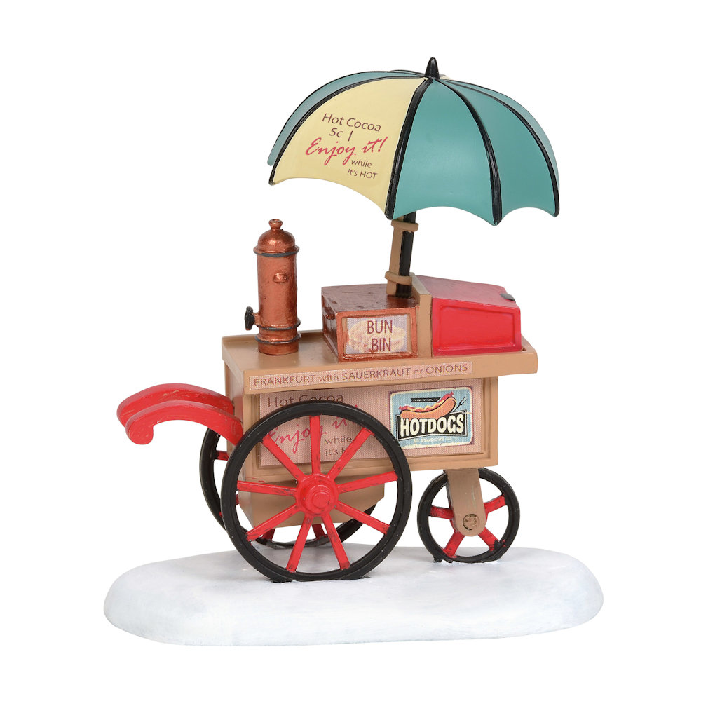 Department 56 Village Accessories Classic Christmas Cocoa Cart