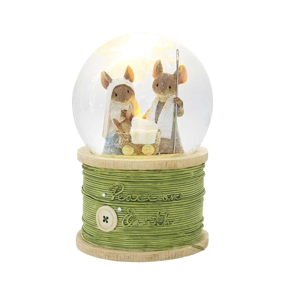Tails with Heart Nativity Peace On Earth Waterball