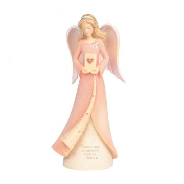Foundations Teacher Heart Angel Figurine