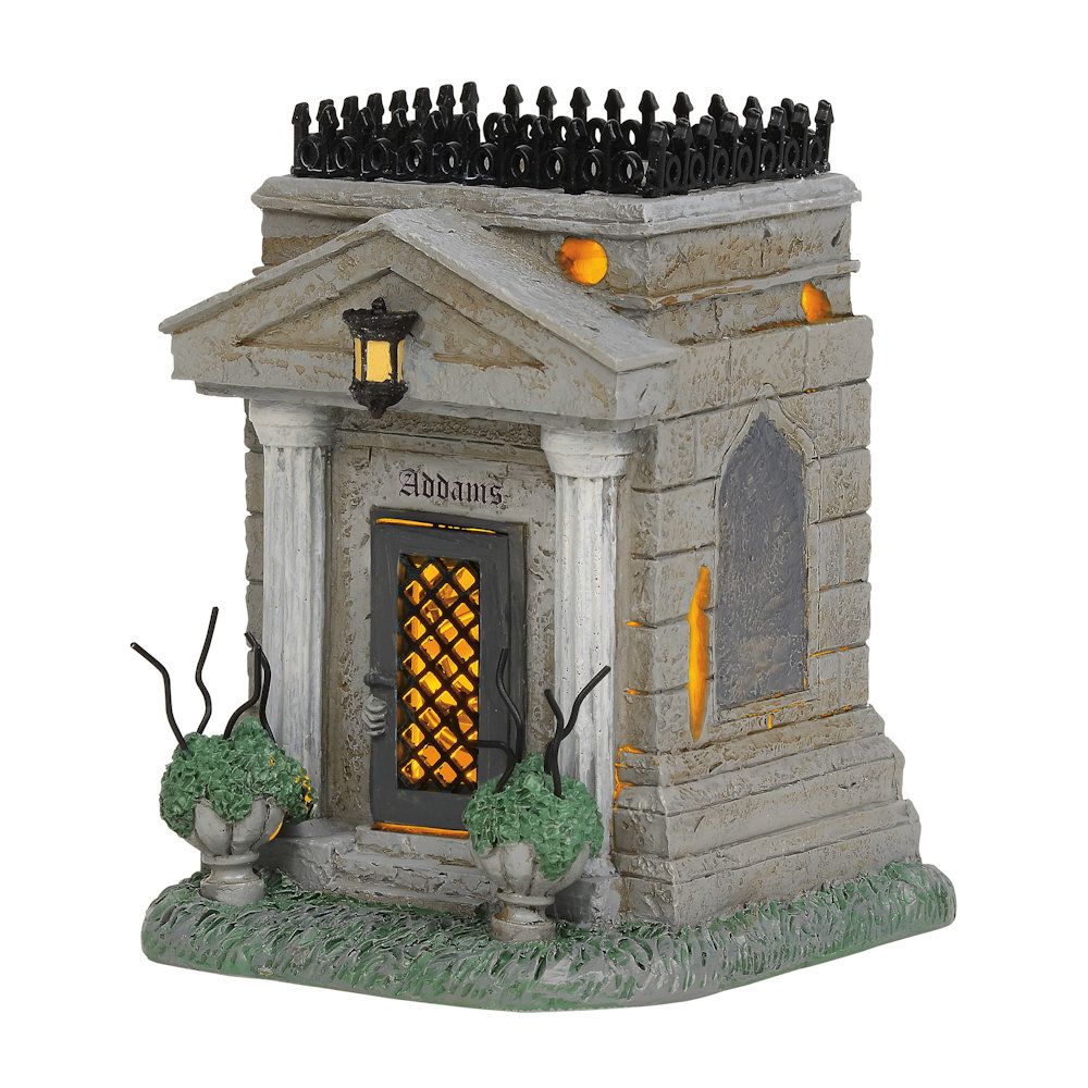 Department 56 The Addams Family Crypt Lighted Building