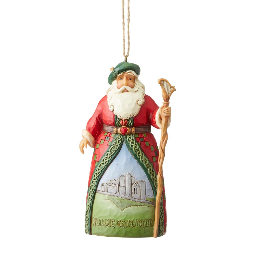 Heartwood Creek Santas Around The World Irish Santa Ornament