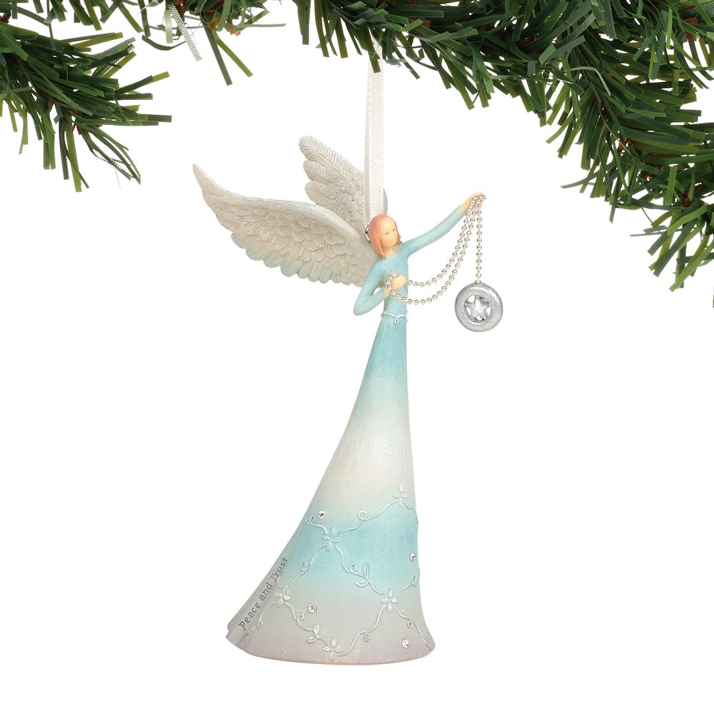 Peace by Piece Peace and Trust Angel Ornament