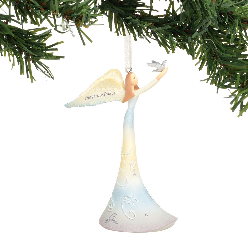 Peace by Piece Prayers of Peace Angel Ornament