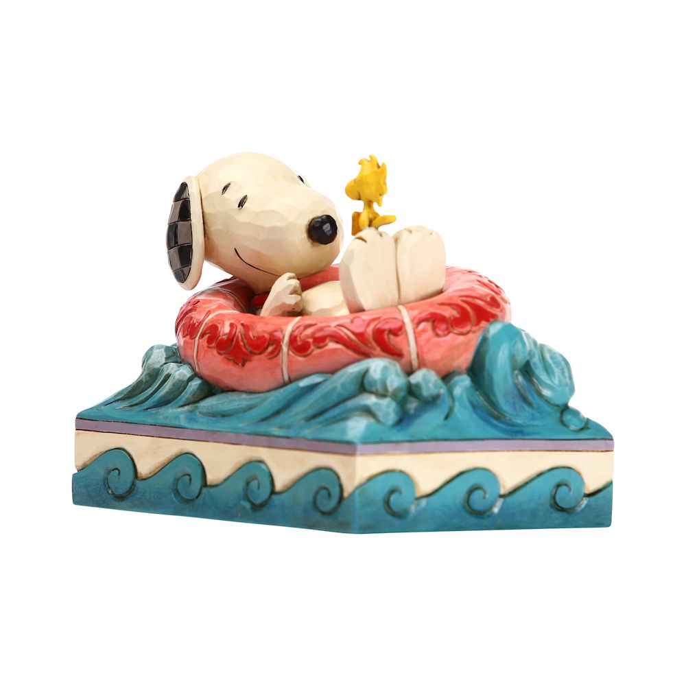 Heartwood Creek Peanuts Snoopy and Woodstock in Floatie - Float Away