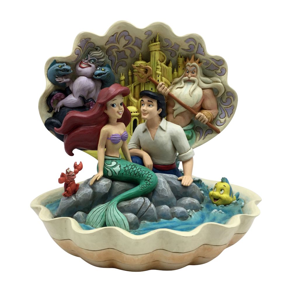 Heartwood Creek Disney Seashell Scenario - Little Mermaid Shell Scene