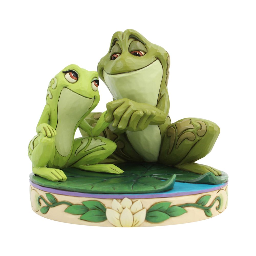 Heartwood Creek Disney Amorous Amphibians - Tiana and Naveen as Frogs