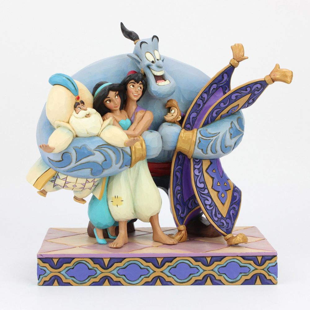 Heartwood Creek Disney Group Hug! - Aladdin Group Hug Figurine