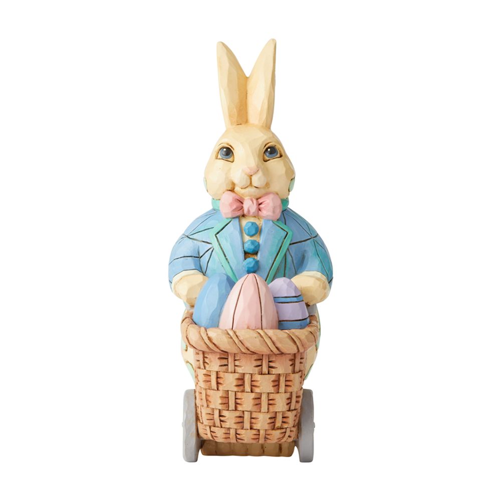 Heartwood Creek Eggs For Everybunny - Pint Sized Bunny Pushing Cart