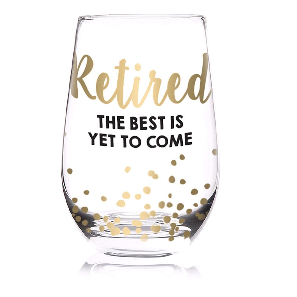 Our Name Is Mud Retired Stemless Wine Glass