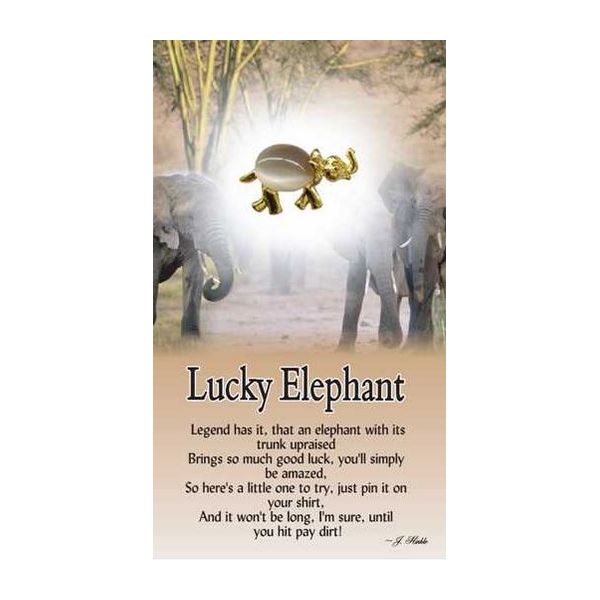 Thoughtful Little Angels Lucky Elephant Pin
