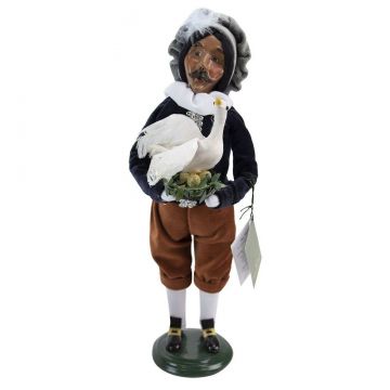 Byers' Choice African American Six Geese A-Laying Man