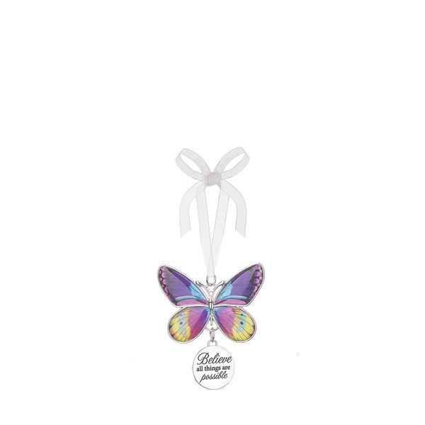 Ganz Blissful Journey Butterfly Believe Ornament