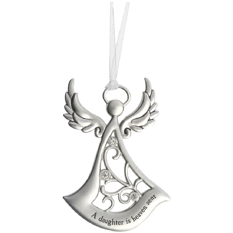 Ganz Angels By Your Side Ornament - A daughter is heaven sent