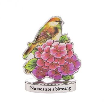 Ganz Birds and Flowers Nurses are a blessing Mini Figurine