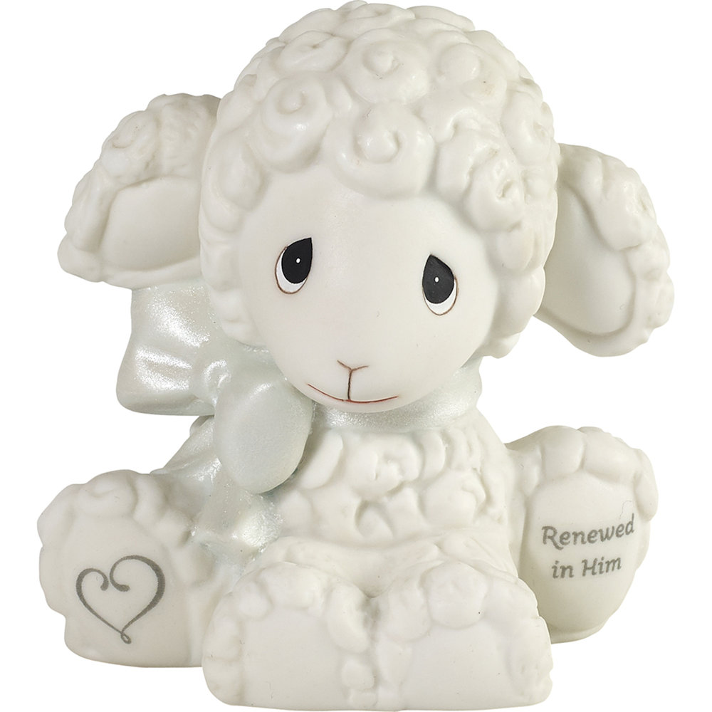 Precious Moments Renewed In Him - Luffie Lamb Figurine