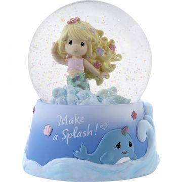 Precious Moments Make A Splash - Mermaid Musical Snow Globe