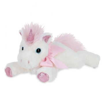 Bearington Baby Dreamer Plush Stuffed Animal Unicorn with Rattle