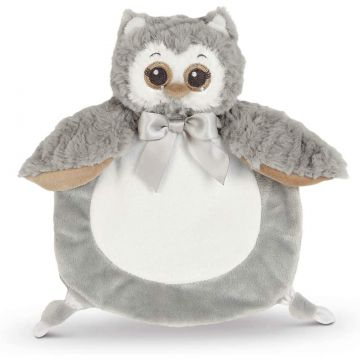 Bearington Wee Owlie Gray Owl Blankie