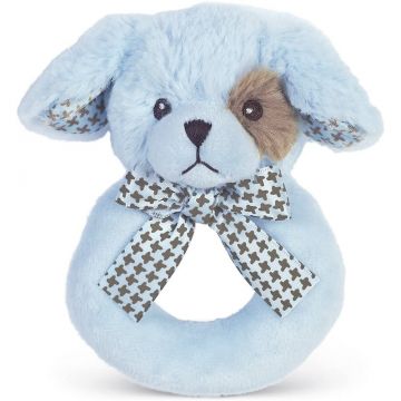 Bearington Lil' Waggles Puppy Dog Ring Rattle