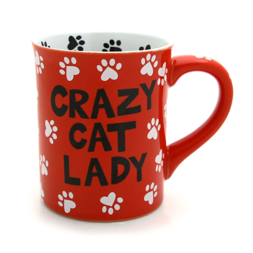 Our Name Is Mud Crazy Cat Lady Mug