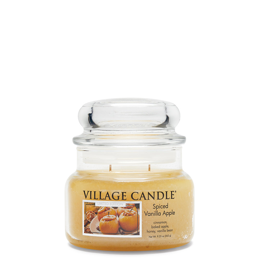 Village Candle Spiced Vanilla Apple Small Apothecary Candle