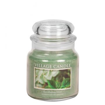 Village Candle Eucalyptus Mint - Medium Apothecary Candle
