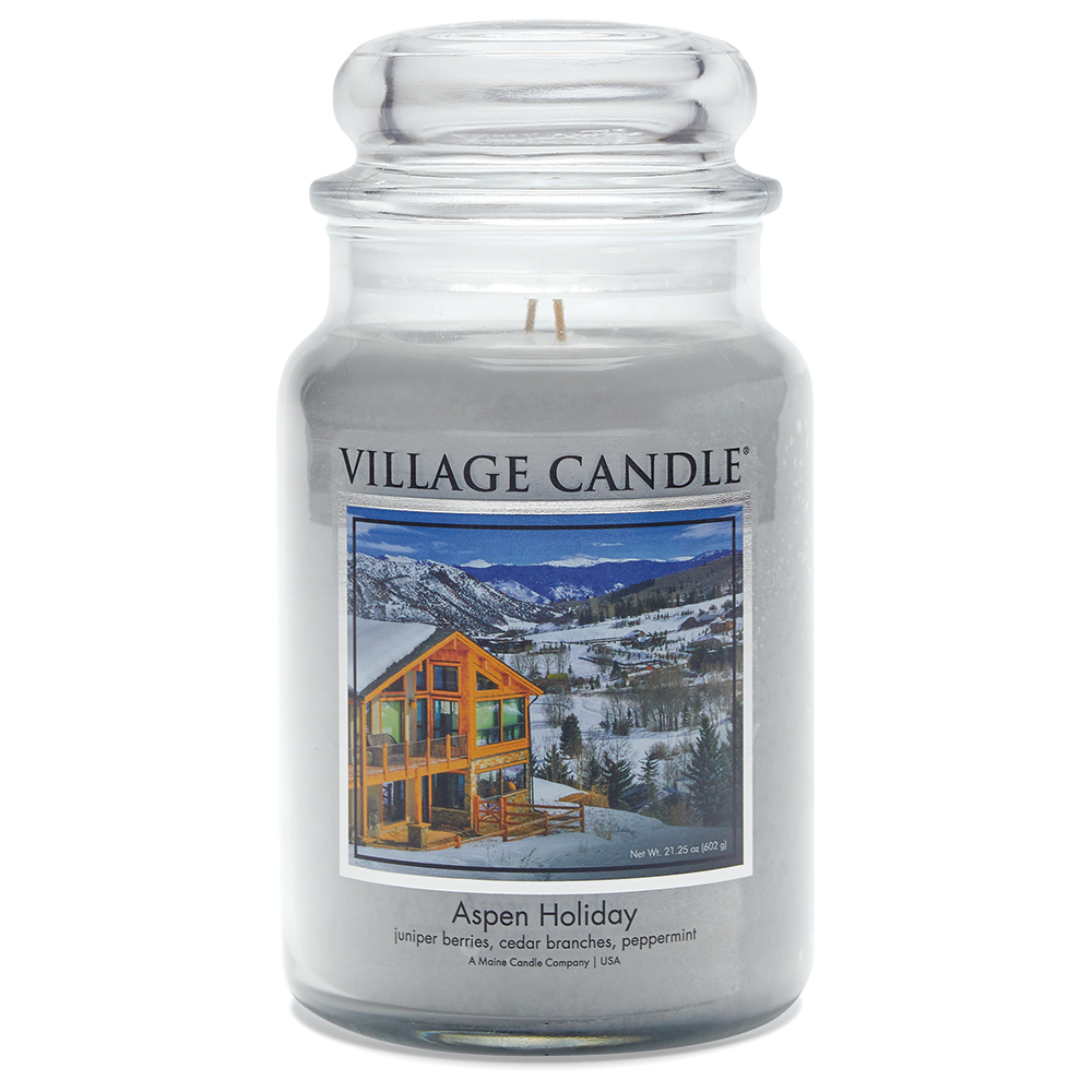 Village Candle Aspen Holiday - Large Apothecary Candle