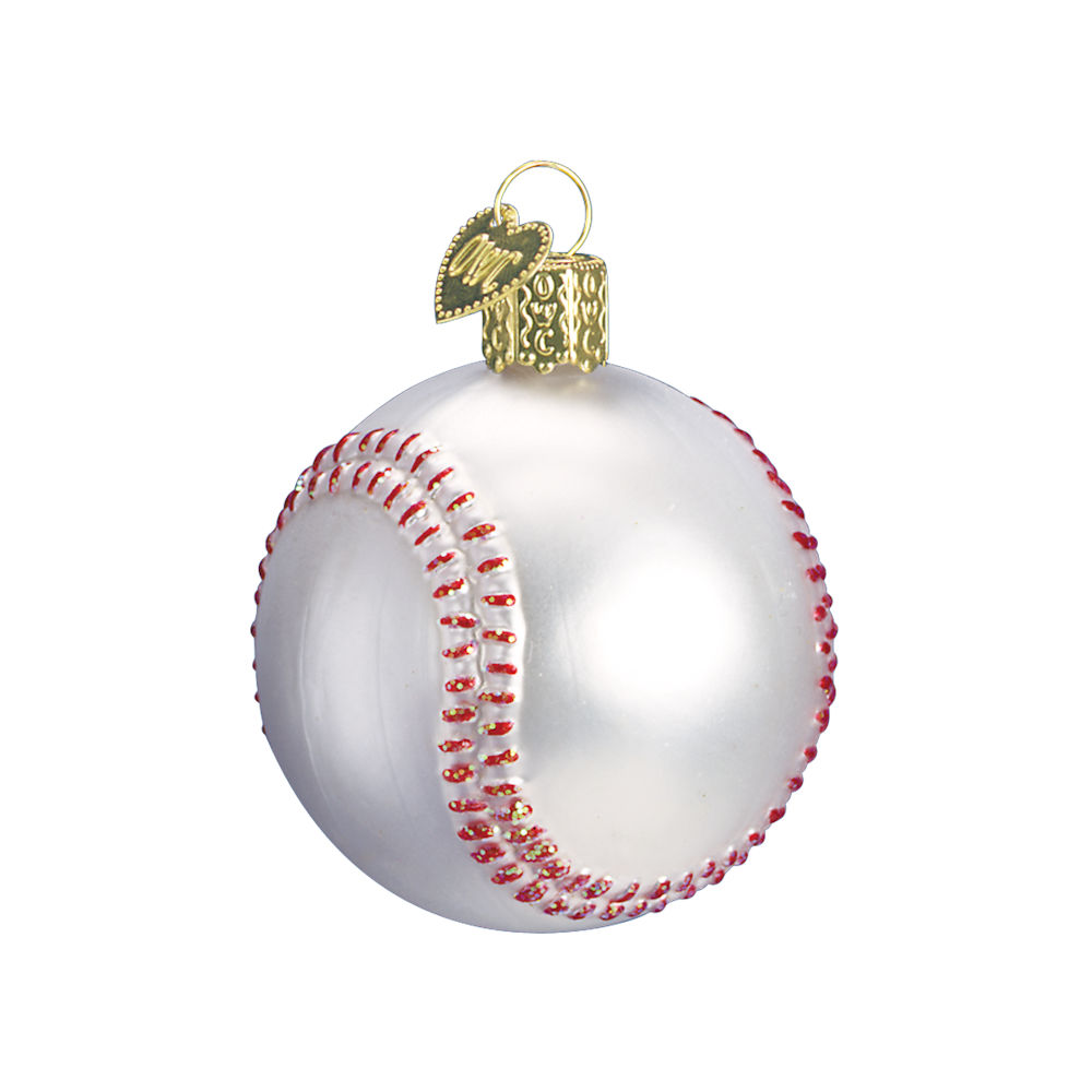 Old World Christmas Baseball Glass Ornament