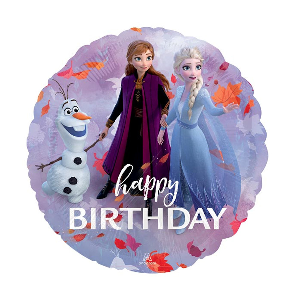 burton+BURTON 17" Frozen 2 Happy Birthday Balloon
