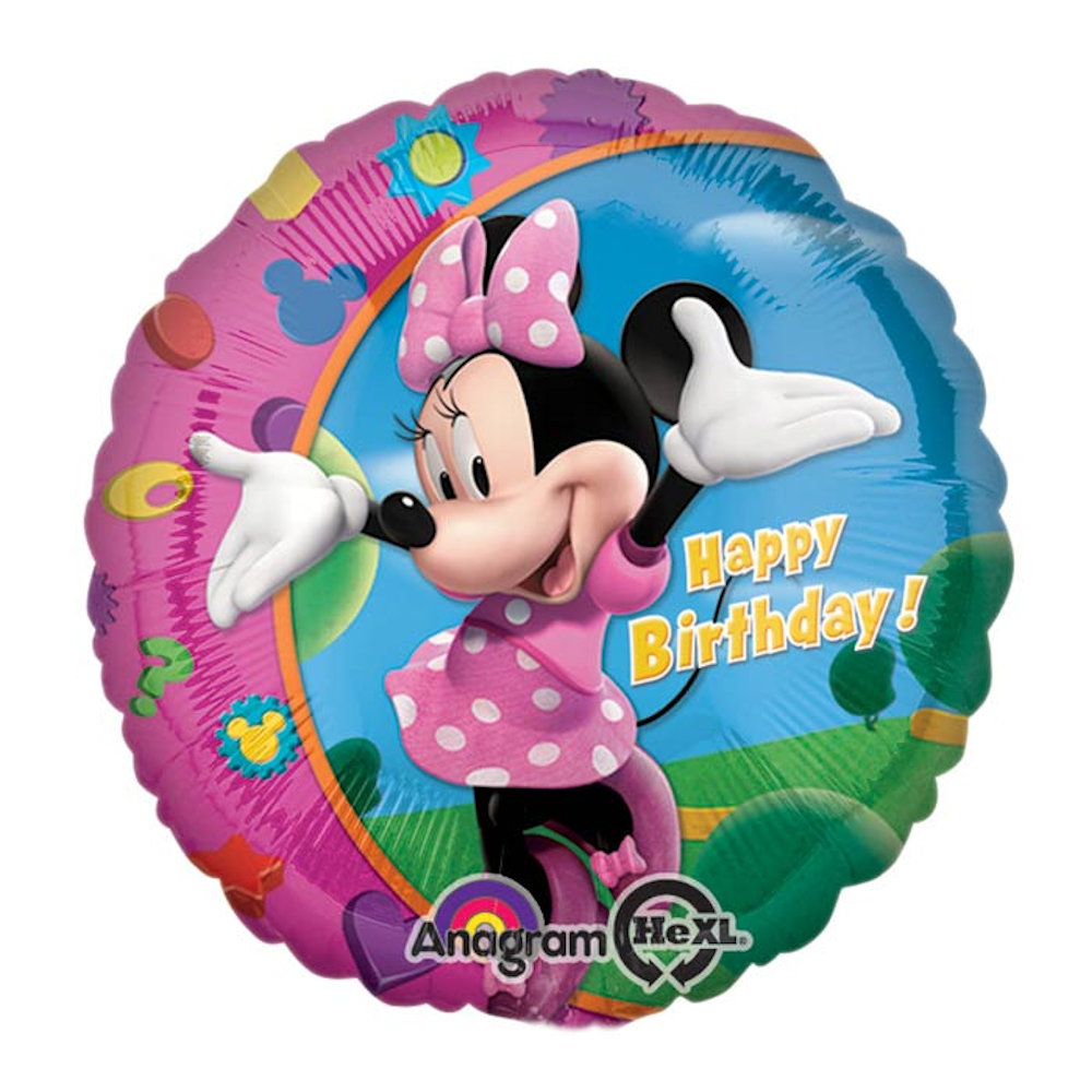 burton+BURTON Disney 17" Happy Birthday Minnie Mouse Balloon