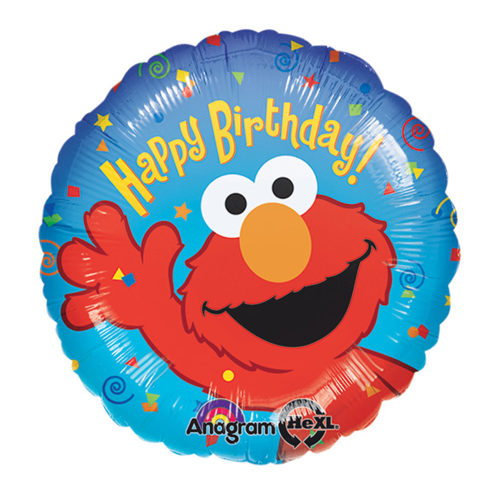 burton+BURTON 17" Happy Birthday Elmo Balloon