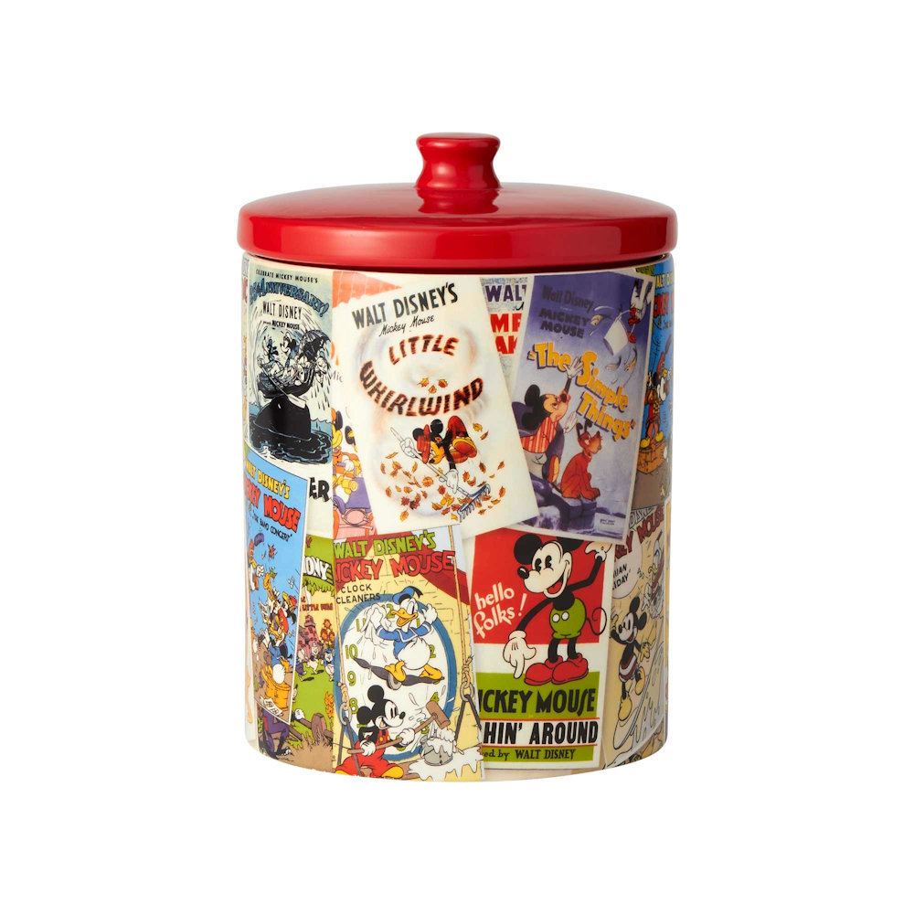 Department 56 Disney Mickey Poster Collage Canister