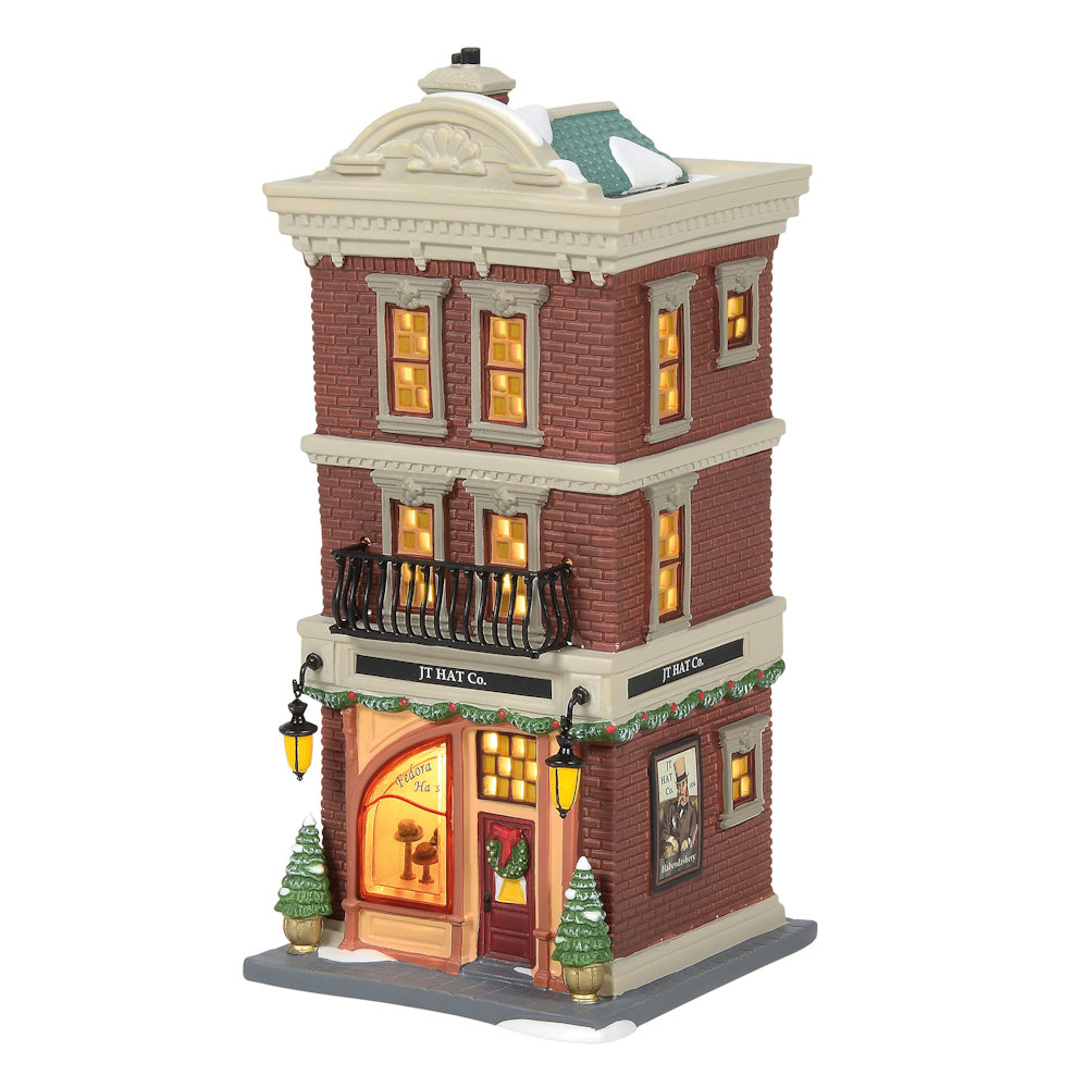 Department 56 Christmas In The City JT Hat Co. Lighted Building