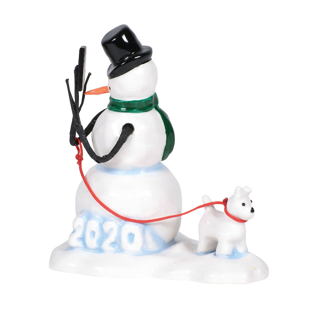 Department 56 Village Accessories Lucky The Snowman, 2020 Accessory