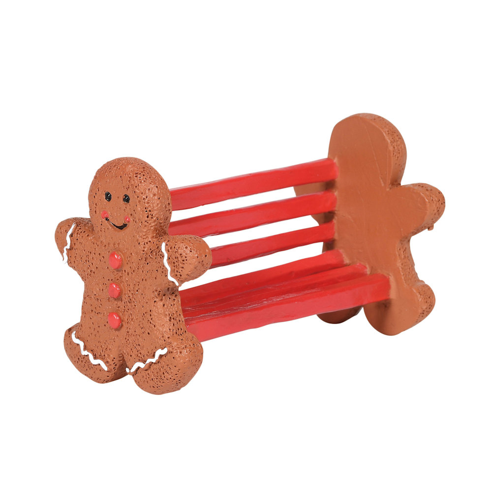 Department 56 Village Accessories Gingerbread Bench Accessory