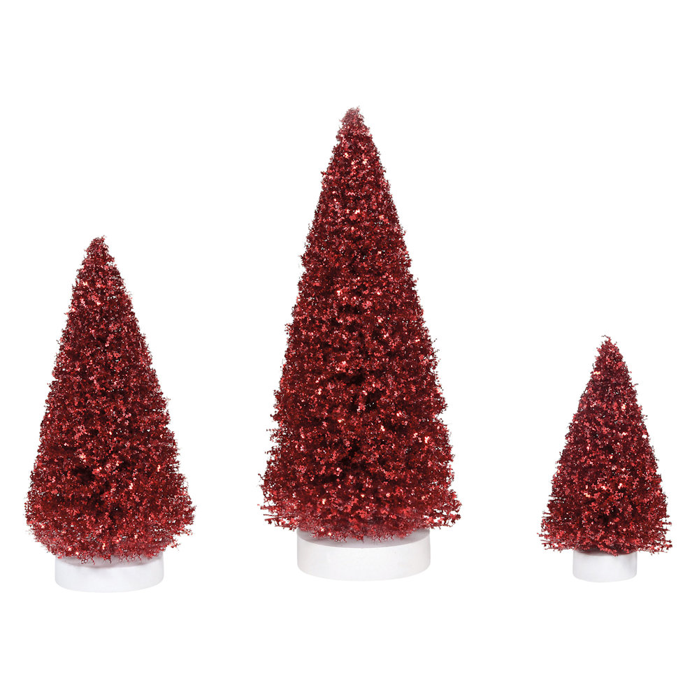 Department 56 Village Accessories Ruby Christmas Pines Accessory