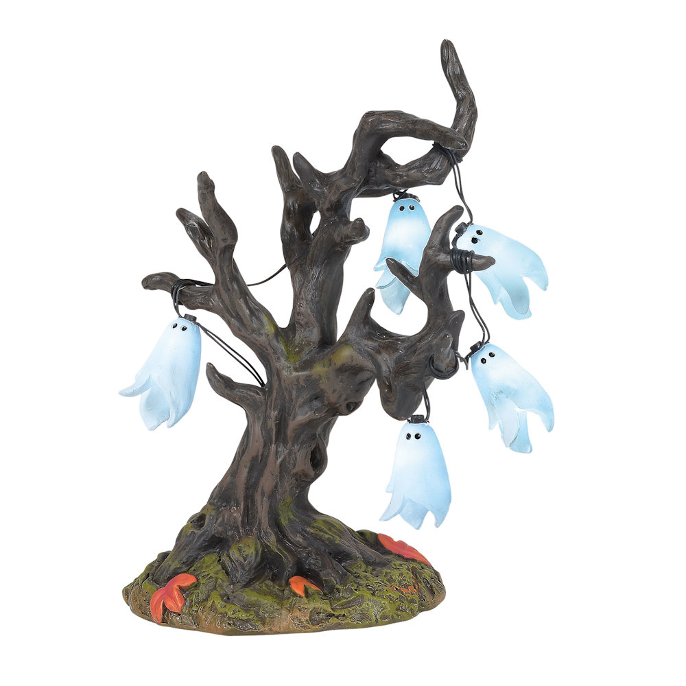 Department 56 Village Halloween Accessories Illuminated Ghost Tree