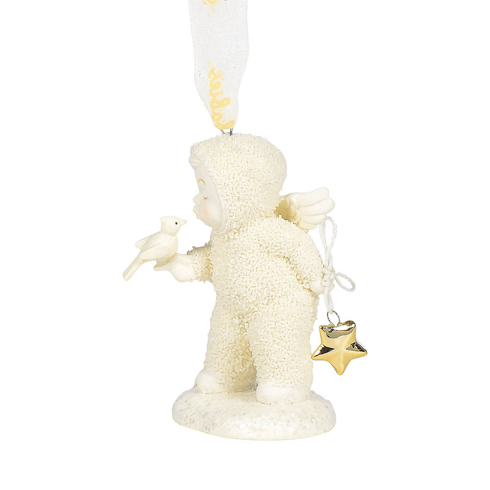 Snowbabies Celebrations Collection A Kiss for Luck Ornament
