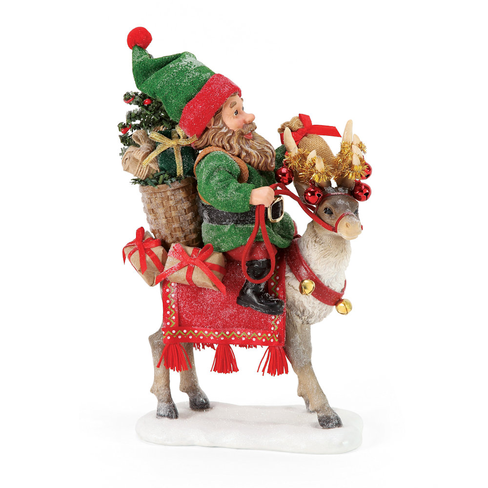 Possible Dreams Santa Accessories Snowy Ride Clothtique Figurine