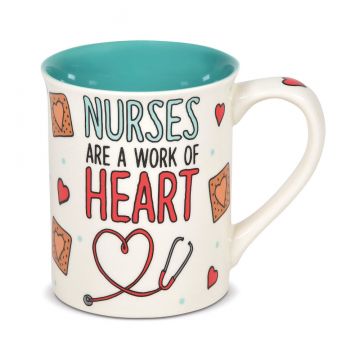 Our Name Is Mud Nurse Heart Mug