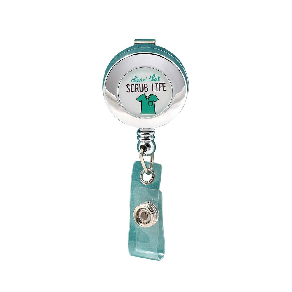 Our Name Is Mud Nurse Retractable ID Clip
